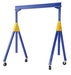 Vestil AHSN-4-10-12 Steel Knock-Down Adjustable Height Gantry Crane with Phenolic Casters 10 ft.Wide x 12 ft. Max Usable Heig