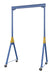 Vestil AHSN-6-10-16 Steel Knock-Down Adjustable Height Gantry Crane with Phenolic Casters 10 ft.Wide x 16 ft. Max Usable Heig