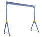 Vestil AHSN-6-20-16 Steel Knock-Down Adjustable Height Gantry Crane with Phenolic Casters 20 ft.Wide x 16 ft. Max Usable Heig
