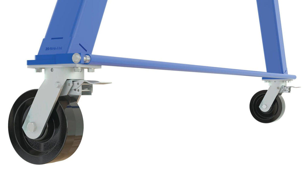 Vestil AHSN-8-15-7-TLC steel knock-down adjustable height gantry crane with total locking - view 2