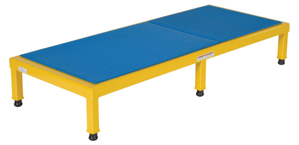 Vestil AHT-H-2460 Steel Adjustable Work-Mate Stand 60 in. x 24 in. x 10-1/2 in. 500 lb. Capacity Yellow