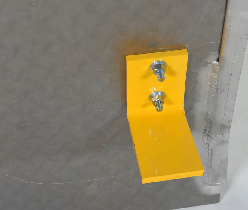 Vestil AHTD-3036 aluminum diamond tread hand truck dock board with curbs - view 6