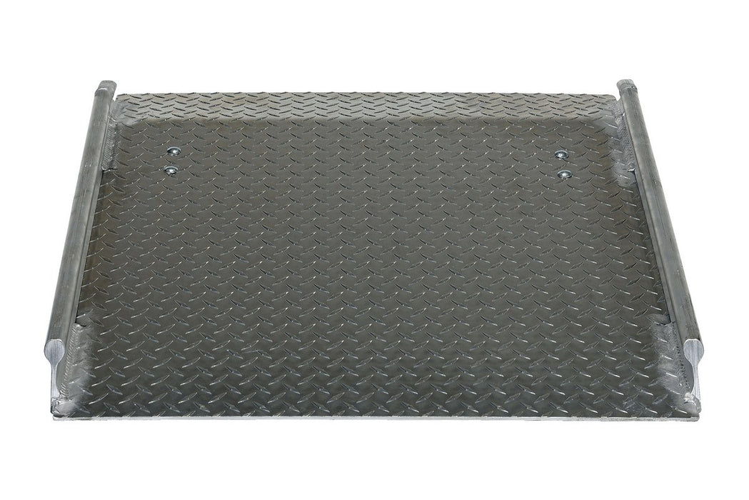 Vestil AHTD-3036 aluminum diamond tread hand truck dock board with curbs - view 3
