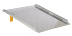 Vestil AHTD-3648 Aluminum Diamond Tread Hand Truck Dock Board with Curbs 47-7/8 in. x 37-1/4 in. x 10-3/16 in. 800 lb. Capaci