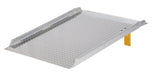 Vestil AHTD-3648 aluminum diamond tread hand truck dock board with curbs - view 2