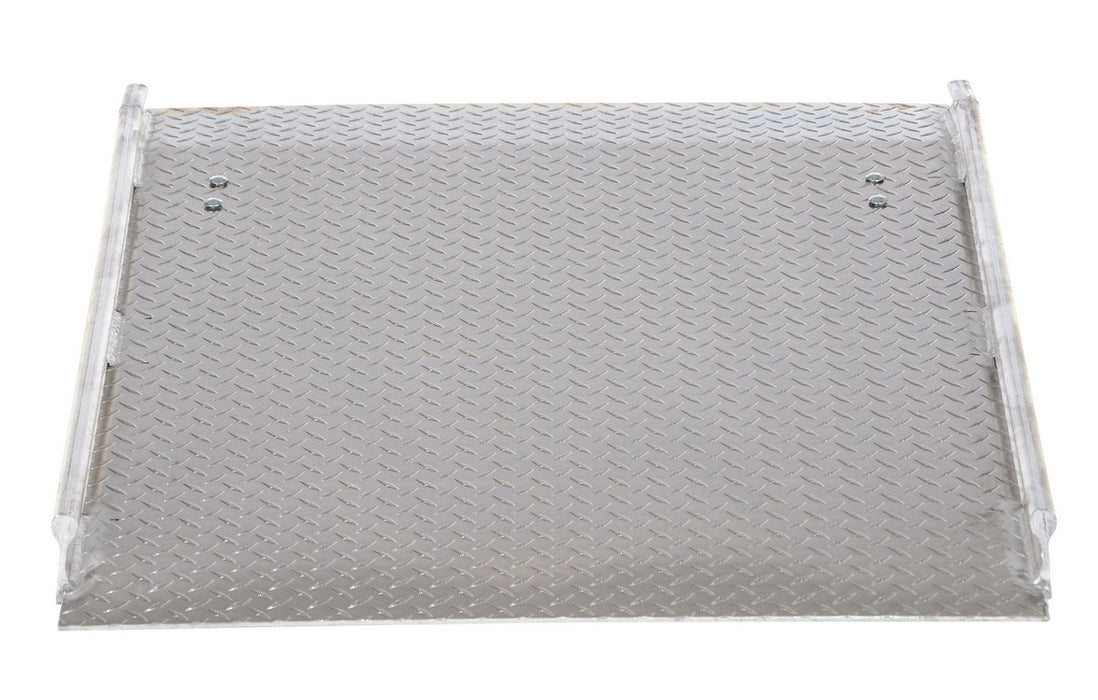 Vestil AHTD-3648 aluminum diamond tread hand truck dock board with curbs - view 3