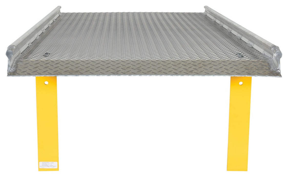 Vestil AHTD-3696 aluminum diamond tread hand truck dock board with curbs - view 4
