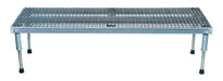 Vestil AHW-H-2436-SS Stainless Steel Adjustable Work-Mate Stand 35-1/4 in. x 24 in. x 10-1/2 in. 500 lb. Capacity Silver