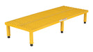 Vestil AHW-H-2460 Steel Adjustable Work-Mate Stand 60 in. x 23-1/2 in. x 10-1/2 in. 500 lb. Capacity Yellow