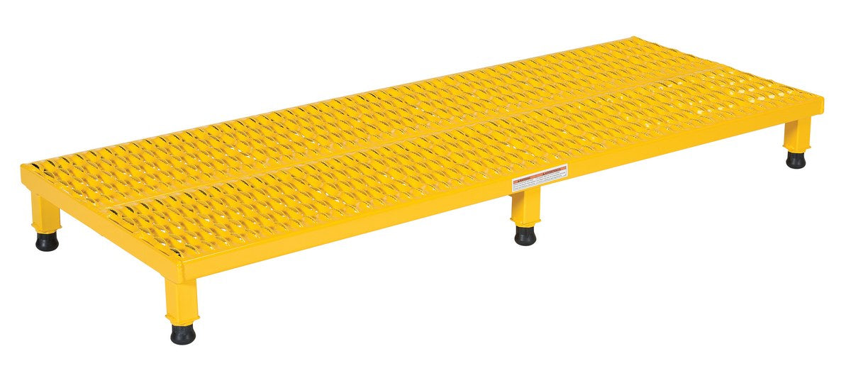 Vestil AHW-L-2460 Steel Adjustable Work-Mate Stand 60 in. x 23-1/2 in. x 6-3/4 in. 500 lb. Capacity Yellow