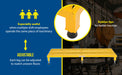 Vestil AHW-L-2460 steel adjustable work-mate stand feature overview 2