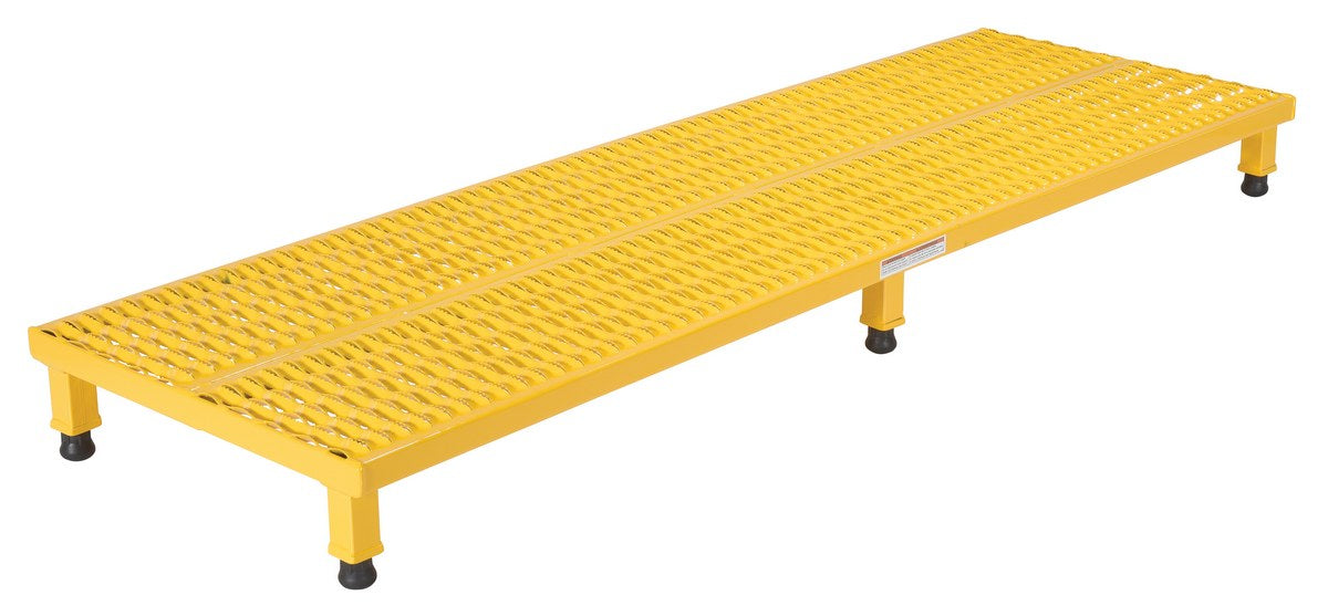 Vestil AHW-L-2472 Steel Adjustable Work-Mate Stand 72-5/16 in. x 23-1/2 in. x 6-3/4 in. 500 lb. Capacity Yellow