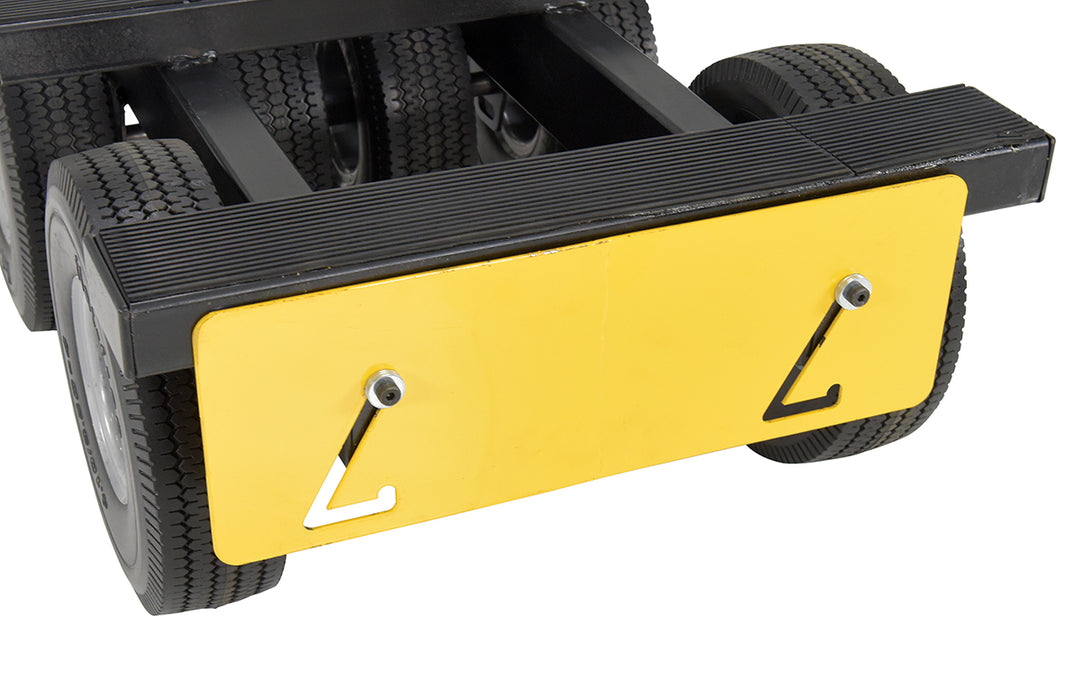 Vestil ALL-T-D8W-1400 steel eight wheel all-terrain dolly - view 5