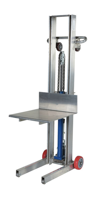 Vestil ALLH-2020-FW aluminum lite load lift with foot pump and fixed - view 2