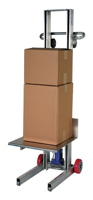Vestil ALLH-2020-FW aluminum lite load lift with foot pump and fixed - view 5