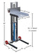 Vestil ALLPH-500-FWFL aluminum low profile lite load lift with foot pump dimensions diagram