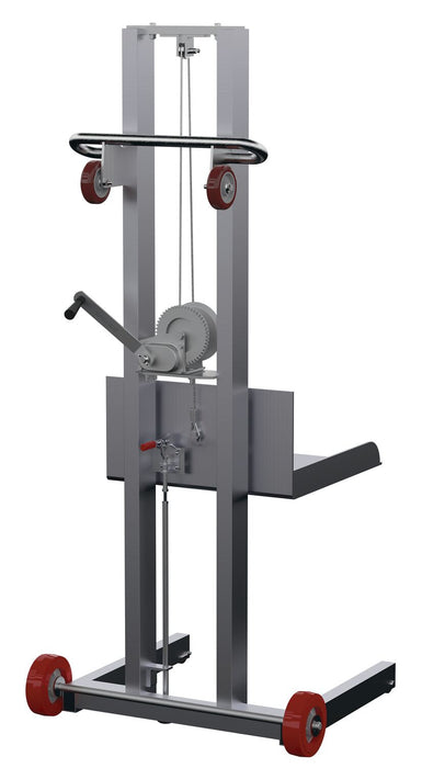 Vestil ALLPW-500-FWFL aluminum low profile lite load lift with winch fixed - view 2