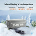 Green Vista Living Rich Solar ALPHA 4 | 24V 100Ah LiFePO4 Battery | Powerful 12V Lithium... Power Station - Dimensions