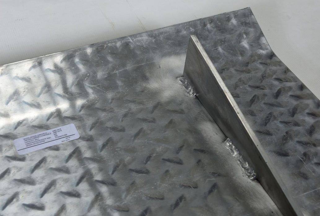 Vestil AMD-2418 aluminum tread plate mini dock board - view 6