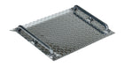 Vestil AMD-2418 Aluminum Tread Plate Mini Dock Board 18 in. x 24 in. x 4-3/4 in. 500 lb. Capacity Silver