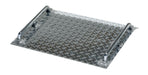 Vestil AMD-2418 aluminum tread plate mini dock board - view 2