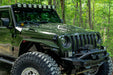 DV8 Offroad 2018-2026 Jeep Wrangler JL & Gladiator JT Heat Dispersion Hood – installed on vehicle, image 2 of 19