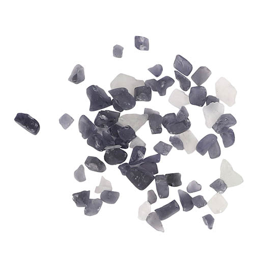 Sierra Flame Smokey Grey and White fireglass AMSF-GLASS-14