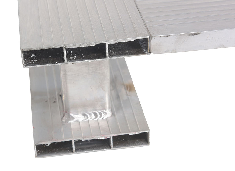 Vestil AP-2424-SB aluminum half skid bottom pallet - view 5