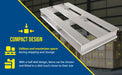 Vestil AP-3624 aluminum heavy duty half pallet feature overview 1