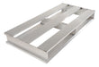 Vestil AP-4024 Aluminum Heavy Duty Half Pallet 24 in. x 40-1/8 in. x 6 in. 4,000 lb. Capacity Silver