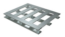 Vestil AP-4048-SB Aluminum Skid Bottom Pallet 47-7/8 in. x 40 in. x 5-1/16 in. 6,000 lb. Capacity Silver