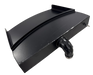 TessaRai Black Cut-In Straight Spillway Kit for non-scupper square bowls