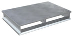 Vestil AP-ST-3624 Aluminum Heavy Duty Solid Top Half Pallet 36-1/8 in. x 24 in. x 6 in. 4,000 lb. Silver