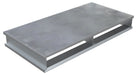 Vestil AP-ST-4024 Aluminum Heavy Duty Solid Top Half Pallet 24 in. x 40-1/8 in. x 6 in. 4,000 lb. Capacity Silver