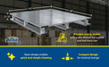 Vestil AP-ST-4048-SB aluminum solid top with skid bottom feature overview 2