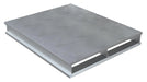 Vestil AP-ST-4048 Aluminum Heavy Duty Solid Top Pallet 48 in. x 40-1/8 in. x 6 in. 6,000 lb. Capacity Silver