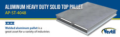 Vestil AP-ST-4048 aluminum heavy duty solid top pallet feature overview 3