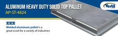 Vestil AP-ST-4248 aluminum heavy duty solid top pallet feature overview 3