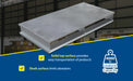 Vestil AP-ST-4248 aluminum heavy duty solid top pallet feature overview 1