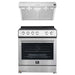 Forno Espresso 2-Piece Appliance Package - 30-Inch Electric Range with 5.0 Cu.Ft. Electric Oven and Under Cabinet Range...