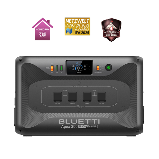 BLUETTI Apex 300 Home Battery Backup – 2,764.8Wh, 3,840W, 120V/240V – image 1