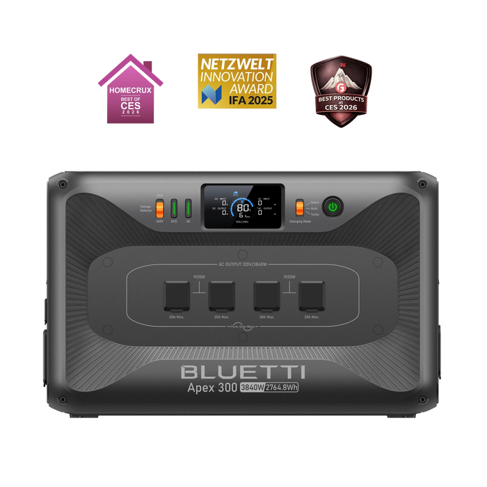 BLUETTI Apex 300 Home Battery Backup – 2,764.8Wh, 3,840W, 120V/240V – image 1