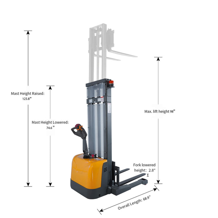 Xilin CTD15R-EN-98 full electric stacker hydraulic pump detail