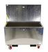 Vestil APTS-2448-CF aluminum portable tool box with casters and fork pockets - view 3