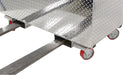 Vestil APTS-2448-CF aluminum portable tool box with casters and fork pockets - view 5