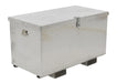 Vestil APTS-2448-F Aluminum Portable Tool Box with Fork Pockets 24-3/4 in. x 48-3/4 in. x 27-5/8 in. 2,500 lb. Capacity Silve