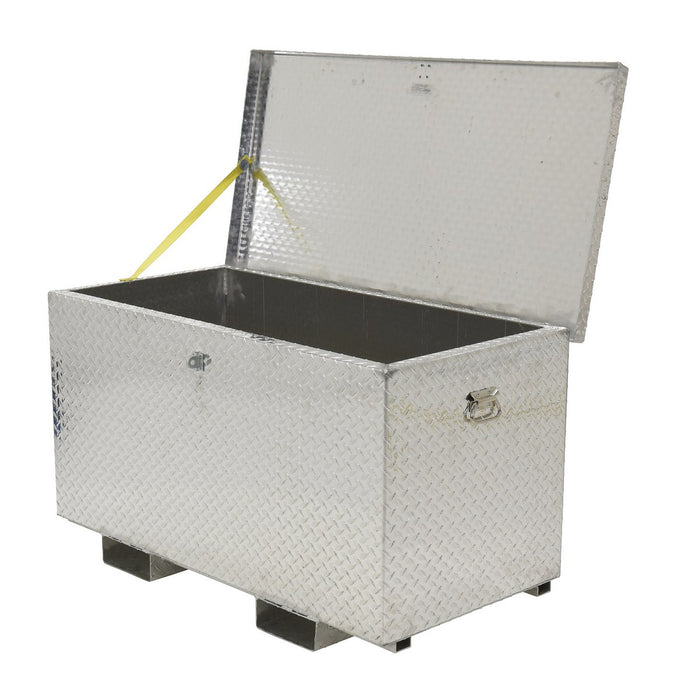 Vestil APTS-2448-F aluminum portable tool box with fork pockets - view 2