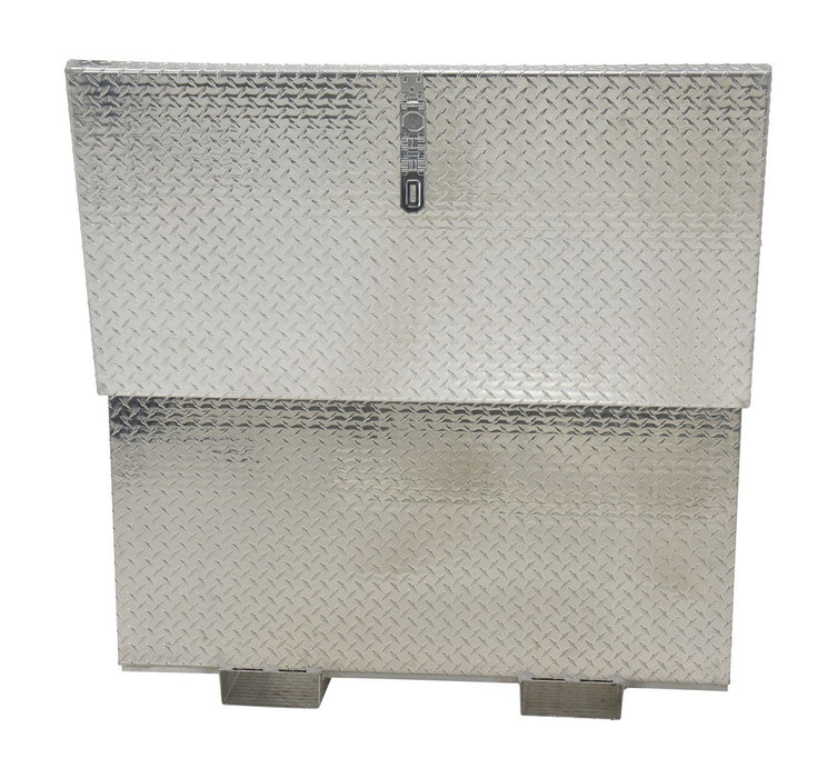 Vestil APTS-2448-F aluminum portable tool box with fork pockets - view 4