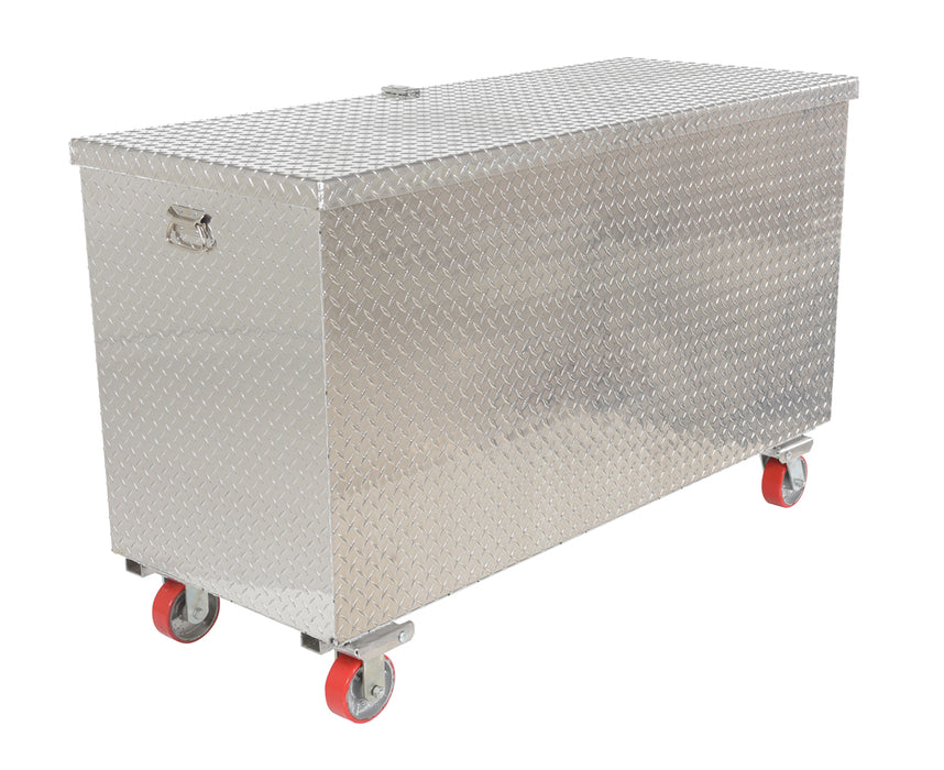 Vestil APTS-3060-C-FD Aluminum Portable Tool Box with Fold Down Front Door with Casters 24-13/16 in. x 60-3/4 in. x 38-5/16 i