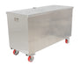 Vestil APTS-3060-C-FD Aluminum Portable Tool Box with Fold Down Front Door with Casters 24-13/16 in. x 60-3/4 in. x 38-5/16 i